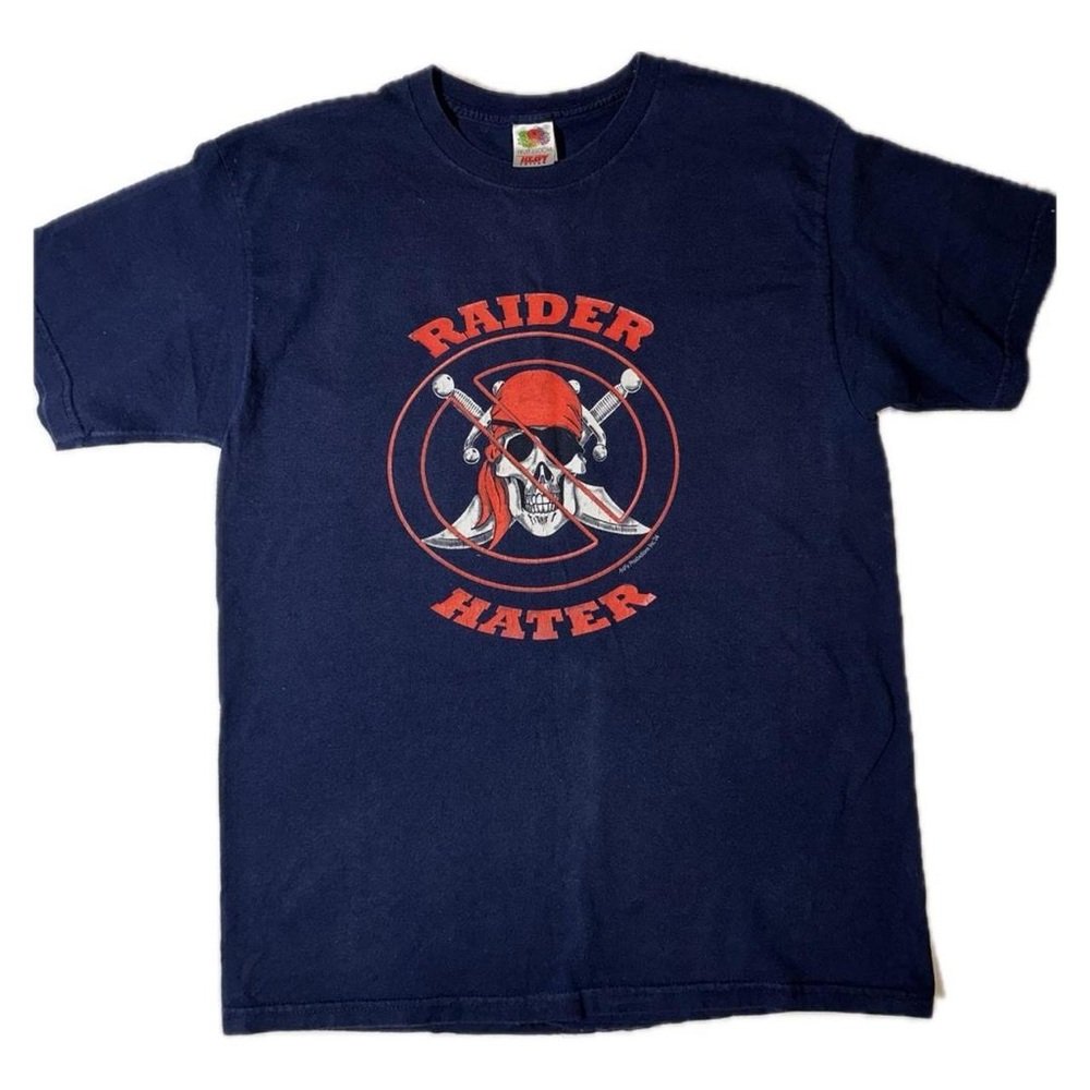 Denver Broncos Vintage Raider Hater Short Sleeve T-Shirt Men’s Size Large Fruit